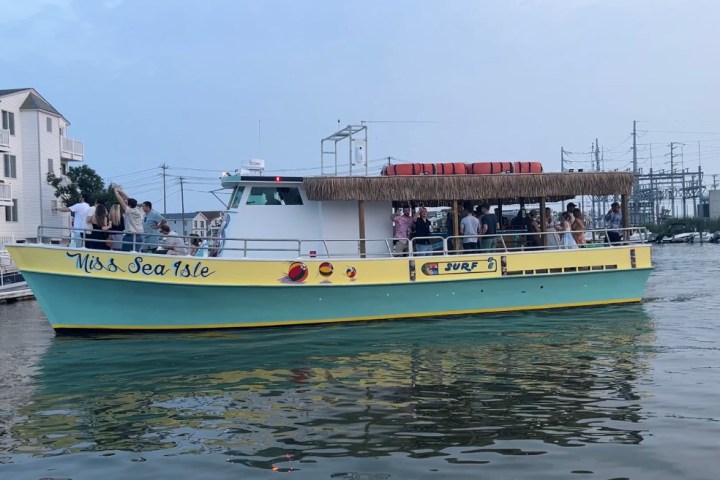 a boat that is floating in the water